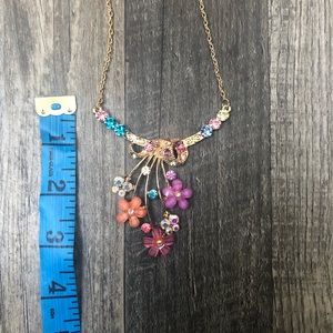 Betsey Johnson crystal necklace